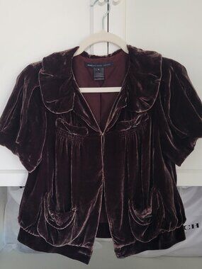 Y2K Marc by Marc Jacobs velvet jacket